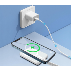 Power Bank inalámbrico magnético ⋆ 10000 mAh ⋆ Carga rápida 20W ⋆ Slim ⋆ Compatible MagSafe ⋆ Gris🔋⚡📱