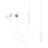 SAMSUNG Auriculares cable tipo C USB C Manos libres Tuned by AKG EO-IG955 originales con sonido premium - Blanco