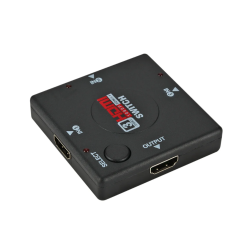 Conmutador switch HDMI 3 en 1 ⋆ 1080P HD ⋆ Selector inteligente y manual ⋆ 3 entradas 1 salida ⋆ PS3, Xbox, HDTV 📺🎮🔀🖥️