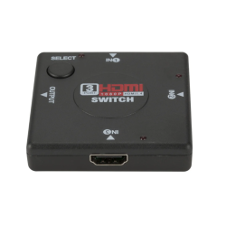 Conmutador switch HDMI 3 en 1 ⋆ 1080P HD ⋆ Selector inteligente y manual ⋆ 3 entradas 1 salida ⋆ PS3, Xbox, HDTV 📺🎮🔀🖥️