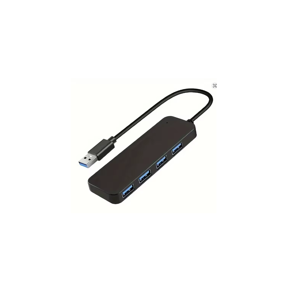 Hub USB 3.0 con 4 puertos ⋆ Alta velocidad ⋆ Compatible con portátil, Xbox, disco duro, teclado y más ⚡🖥️📦🔌