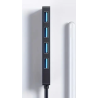 Hub USB 3.0 con 4 puertos ⋆ Alta velocidad ⋆ Compatible con portátil, Xbox, disco duro, teclado y más ⚡🖥️📦🔌