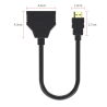 Cable divisor compatible con HDMI ⋆ 1 entrada a 2 salidas ⋆ Resolución 1080P ⋆ Adaptador Y dual para TV, monitor, portátil 🎥🔌🖥️📺