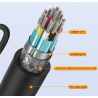 Cable divisor compatible con HDMI ⋆ 1 entrada a 2 salidas ⋆ Resolución 1080P ⋆ Adaptador Y dual para TV, monitor, portátil 🎥🔌🖥️📺