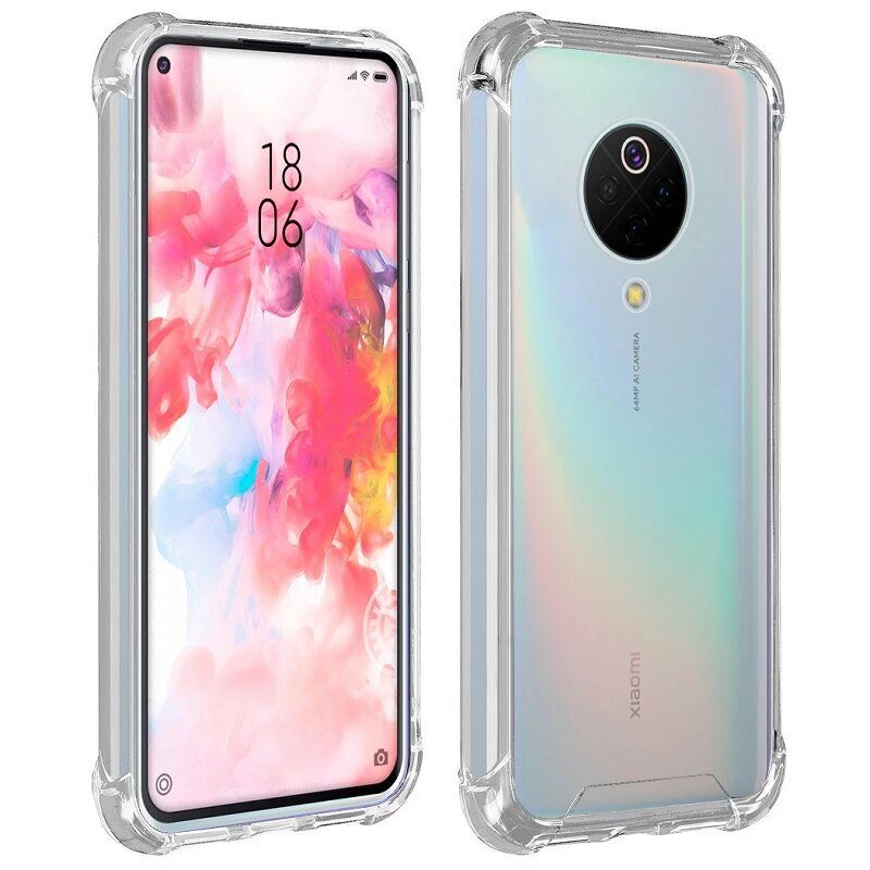 Funda compatible con XIAOMI MI 10 LITE Silicona transparente esquinas reforzadas