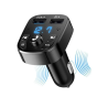 Transmisor FM Bluetooth 5.0 para coche ⋆ Doble USB 3.1A ⋆ Manos libres ⋆ MP3 ⋆ Reproductor con pantalla LED