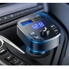 Transmisor FM Bluetooth 5.0 para coche ⋆ Doble USB 3.1A ⋆ Manos libres ⋆ MP3 ⋆ Reproductor con pantalla LED