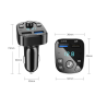 Transmisor FM Bluetooth 5.0 para coche ⋆ Doble USB 3.1A ⋆ Manos libres ⋆ MP3 ⋆ Reproductor con pantalla LED