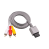 Cable AV compatible con NINTENDO Wii ⋆ 3 RCA compuesto (audio + video) ⋆ Longitud 1,8 m ⋆ Fácil instalación