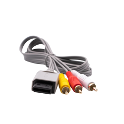 Cable AV compatible con NINTENDO Wii ⋆ 3 RCA compuesto (audio + video) ⋆ Longitud 1,8 m ⋆ Fácil instalación