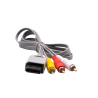 Cable AV compatible con NINTENDO Wii ⋆ 3 RCA compuesto (audio + video) ⋆ Longitud 1,8 m ⋆ Fácil instalación