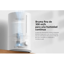XIAOMI Humidificador Humidifier 2 Lite ⋆ 4 L ⋆ 300 ml/h ⋆ Silencioso ≤38 dB ⋆ 23W ⋆ Modelo MJJSQ06DY