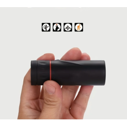 Mini telescopio monocular 2000X25 HD ⋆ compacto y portátil ⋆ ideal para senderismo, viajes, camping y observación de aves