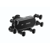 ESSAGER Soporte de coche Gravity para teléfono móvil ⋆ clip rejilla aire ⋆ 4,7 a 6,7'' ⋆ 6 puntos de anclaje ⋆ negro