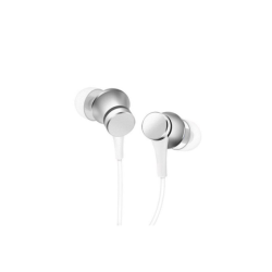 XIAOMI Auriculares Mi In-Ear Headphones Basic ⋆ Jack 3.5 mm ⋆ Color plata ⋆ Sonido claro ⋆ Micrófono integrado