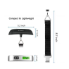 Báscula portátil digital colgante 10g–50kg ⋆ Pantalla LCD con retroiluminación ⋆ Equipaje maletas viaje precisión 10 g