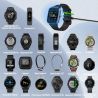 Cable cargador USB para GARMIN FENIX 7 7S 7X 6 6S 6X Pro / 5 5S 5X Plus / FORERUNNER 935 945 45 45S 245 / APPROACH S10