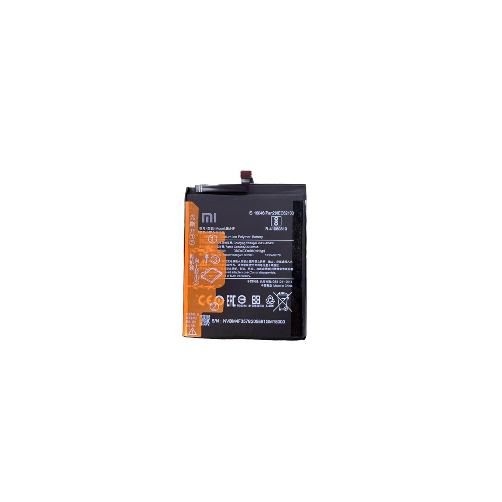 Batería original XIAOMI MI A3 / MI 9 LITE ⋆ BM4F Capacidad 3940 mAh ⋆ 3.85V ⋆ 15.5Wh ⋆ Li-ion Polymer