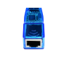 Adaptador de red USB a RJ45 Ethernet azul ⋆ 10/100Mbps automático ⋆ Compatible USB 1.0/1.1/2.0 ⋆ Plug & Play