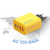 Cargador rápido 120W USB-C + USB ⋆ 4 puertos carga rápida PD 3.0 ⋆ iPhone Samsung Xiaomi ⋆ ENVÍO DESDE ESPAÑA