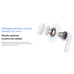 XIAOMI REDMI BUDS 6 ACTIVE ⋆ Auriculares inalámbricos Bluetooth 5.4 ⋆ Sonido de alta calidad ⋆ Color blanco ⋆ Control táctil