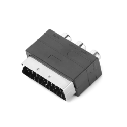 Adaptador Euroconector SCART macho a 3RCA AV ⋆ Audio y vídeo compuesto ⋆ Para PS4, Wii, DVD, VCR ⋆ ENVÍO DESDE ESPAÑA