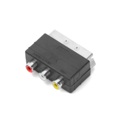 Adaptador Euroconector SCART macho a 3RCA AV ⋆ Audio y vídeo compuesto ⋆ Para PS4, Wii, DVD, VCR ⋆ ENVÍO DESDE ESPAÑA