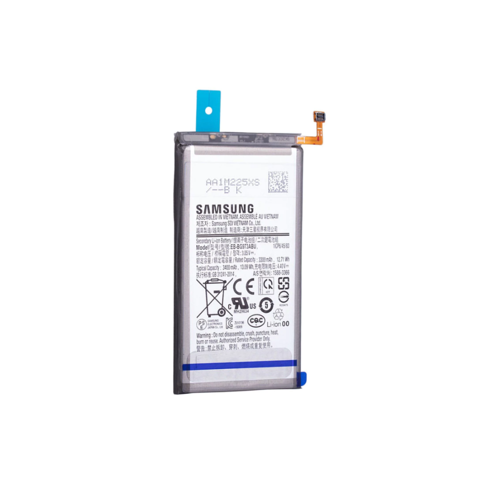 SAMSUNG Batería original EB-BG973ABU 3400 mAh ⋆ Galaxy S10 SM-G973F ⋆ Li-ion 4.4V ⋆ ENVÍO DESDE ESPAÑA