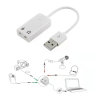 Tarjeta de sonido USB 7.1 canales analógica ⋆ Convertidor portátil para PC, auriculares y micrófono ⋆ ENVÍO DESDE ESPAÑA