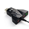 Tarjeta de sonido Virtual 7.1 USB 3D ⋆ Adaptador externo con micrófono y auriculares ⋆ Windows y Linux ⋆ ENVÍO DESDE ESPAÑA