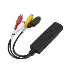 EASYCAP Capturadora de vídeo USB 2.0 ⋆ Adaptador RCA/S-Video a PC ⋆ Conversor VHS a DVD ⋆ Plug and Play ⋆ ENVÍO DESDE ESPAÑA