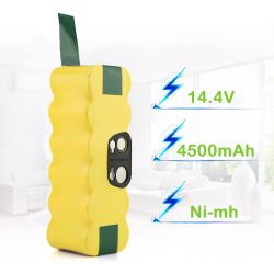 Batería compatible 14,4V 4500 mAh Ni-MH para Irobot Roomba series 500 600 700 800 ⋆ Alta capacidad ⋆ ENVÍO DESDE ESPAÑA