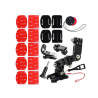 Kit accesorios para GoPro y cámaras deportivas ⋆ Soporte casco giro 4 direcciones ⋆ Compatible SJCAM DJI YI ⋆ ENVÍO ESPAÑA
