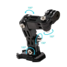 Kit accesorios para GoPro y cámaras deportivas ⋆ Soporte casco giro 4 direcciones ⋆ Compatible SJCAM DJI YI ⋆ ENVÍO ESPAÑA