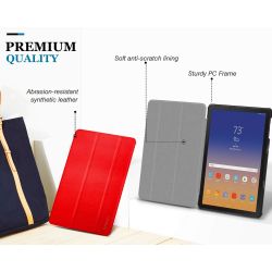 Funda roja compatible Samsung Galaxy Tab S4 10.5 SM-T830 ⋆ Cierre magnético y función reposo ⋆ ENVÍO DESDE ESPAÑA