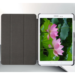 Funda plegable negra y transparente compatible Samsung Galaxy Tab A 9.7 T550/T555 ⋆ Función reposo ⋆ ENVÍO DESDE ESPAÑA