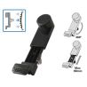 Soporte para móvil compatible con rejilla de coche ⋆ Giro 360° ⋆ Para teléfonos 3.5-6.3" ⋆ Color negro ⋆ ENVÍO DESDE ESPAÑA