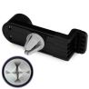 Soporte para móvil compatible con rejilla de coche ⋆ Giro 360° ⋆ Para teléfonos 3.5-6.3" ⋆ Color negro ⋆ ENVÍO DESDE ESPAÑA