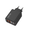 Cargador rápido 120W USB-C + USB ⋆ 4 puertos carga rápida PD 3.0 ⋆ iPhone Samsung Xiaomi ⋆ negro ⋆ ENVÍO DESDE ESPAÑA
