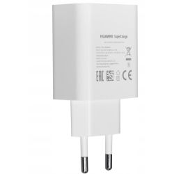 HUAWEI Cargador original HW-100400 USB SuperCharge 40W ⋆ Blanco ⋆ Carga rápida para móviles Huawei ⋆ ENVÍO DESDE ESPAÑA
