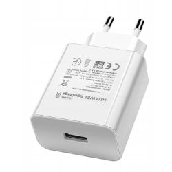 HUAWEI Cargador original HW-100400 USB SuperCharge 40W ⋆ Blanco ⋆ Carga rápida para móviles Huawei ⋆ ENVÍO DESDE ESPAÑA