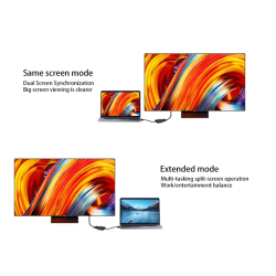 Adaptador HDTV a VGA de alta velocidad ⋆ A macho a VGA hembra ⋆ Convertidor con chip escalador ⋆ Negro ⋆ ENVÍO DESDE ESPAÑA