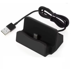 Base de carga USB-C negra...