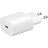 Cargador compatible USB-C 25W TA800 ⋆ Blanco ⋆ Carga rápida y eficiente para USB-C, ideal para Samsung Xiaomi etc...