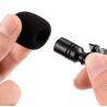 Micrófono de solapa con pinza clip ⋆ Conector jack 3,5 mm ⋆ Para PC, portátil y móvil ⋆ Cable 1,5 m ⋆ ENVÍO DESDE ESPAÑA