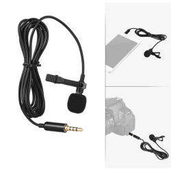 Micrófono de solapa con pinza clip ⋆ Conector jack 3,5 mm ⋆ Para PC, portátil y móvil ⋆ Cable 1,5 m ⋆ ENVÍO DESDE ESPAÑA