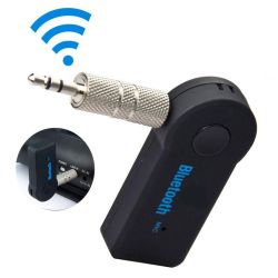 Adaptador receptor de audio BLUETOOTH ⋆ Para coche y jack 3.5 mm AUX ⋆ Manos libres ⋆ Incluye cable ⋆ Universal