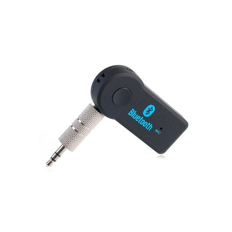 Adaptador receptor de audio BLUETOOTH ⋆ Para coche y jack 3.5 mm AUX ⋆ Manos libres ⋆ Incluye cable ⋆ Universal