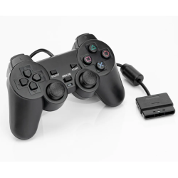 Mando con cable para PS2 ⋆ Gamepad analógico Dual Shock ⋆ Vibración ⋆ Joystick 1,8 m ⋆ Compatible PlayStation 2 ⋆ ENVÍO ESPAÑA