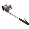 BLUE STAR Palo selfie extensible 75 cm ⋆ Monopod con jack 3.5 mm ⋆ Compatible con móviles 6.5-8.5 cm y cámaras deportivas